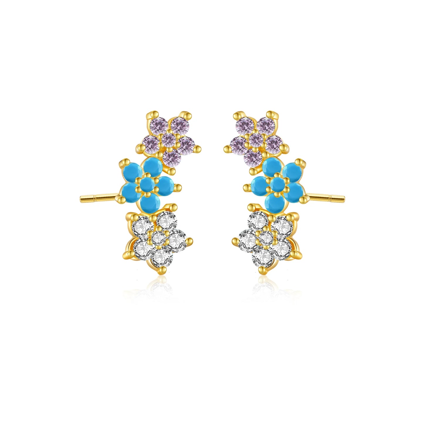 Trinity Bloom Earrings