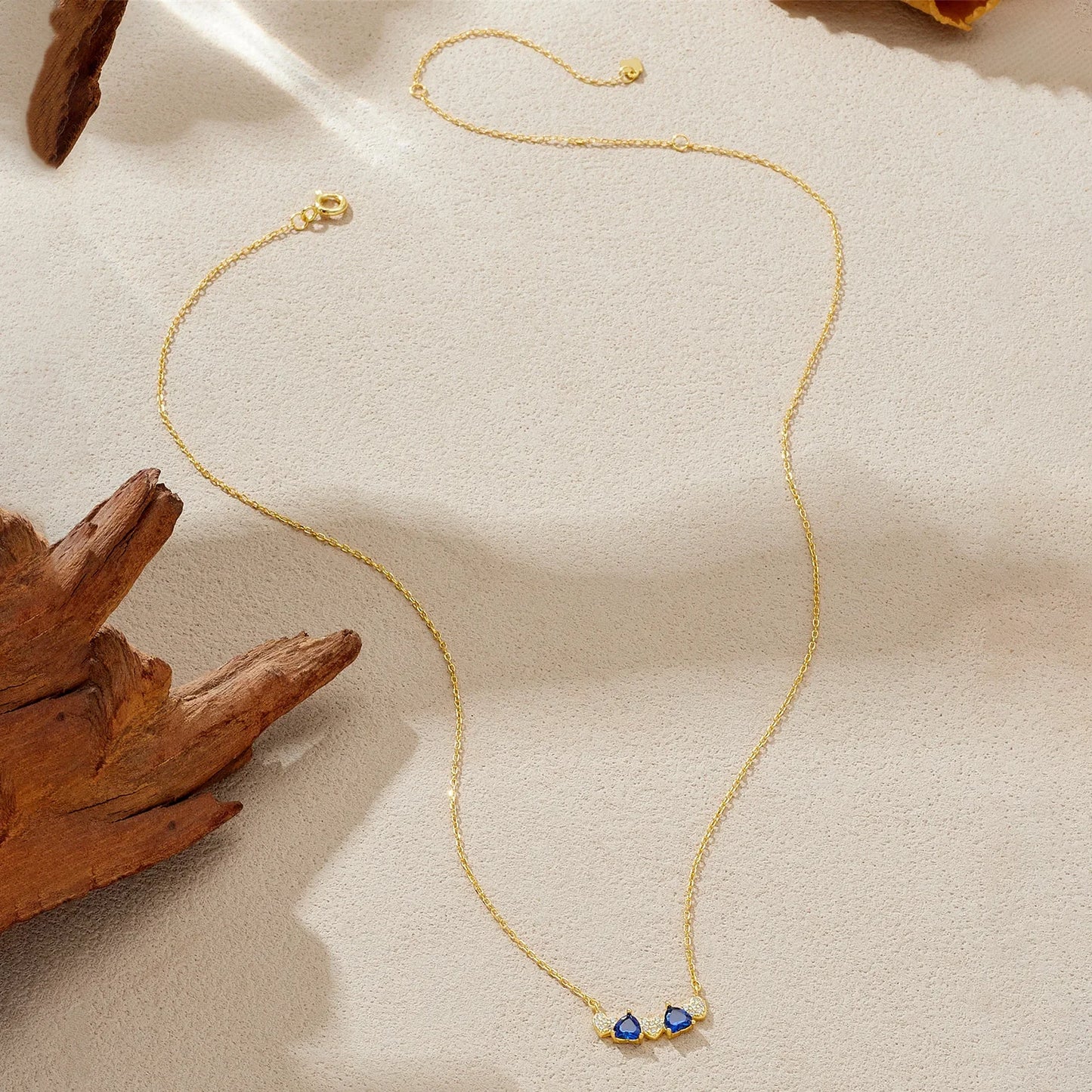 Azure Heart Necklace