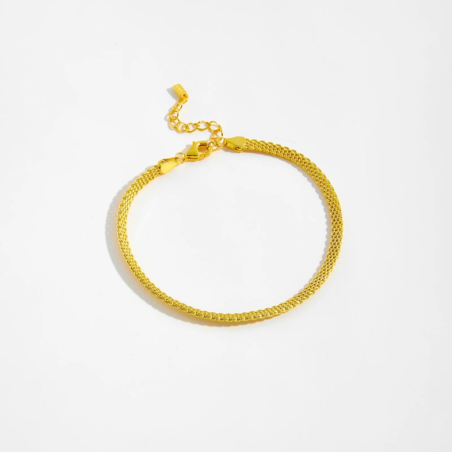 Silver Edge Chain Bracelet