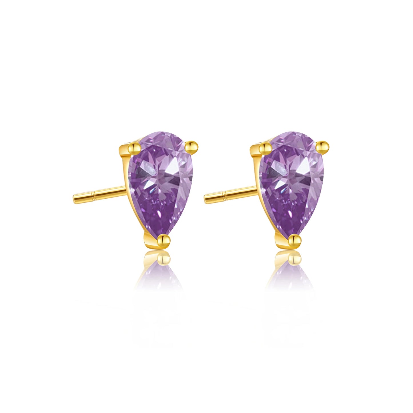 The Gem Oval Glow Stud Earrings