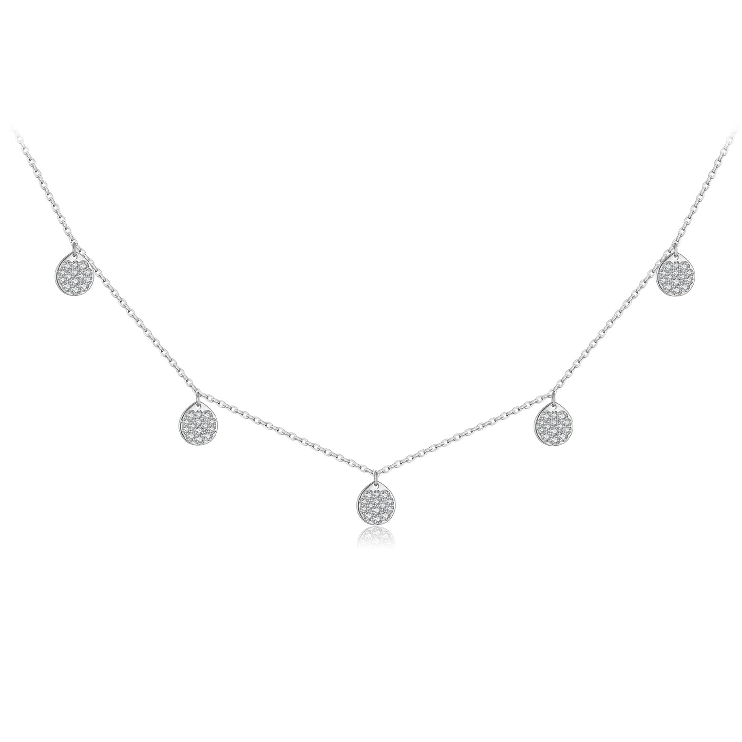 Radiant Oval Pendant Necklace