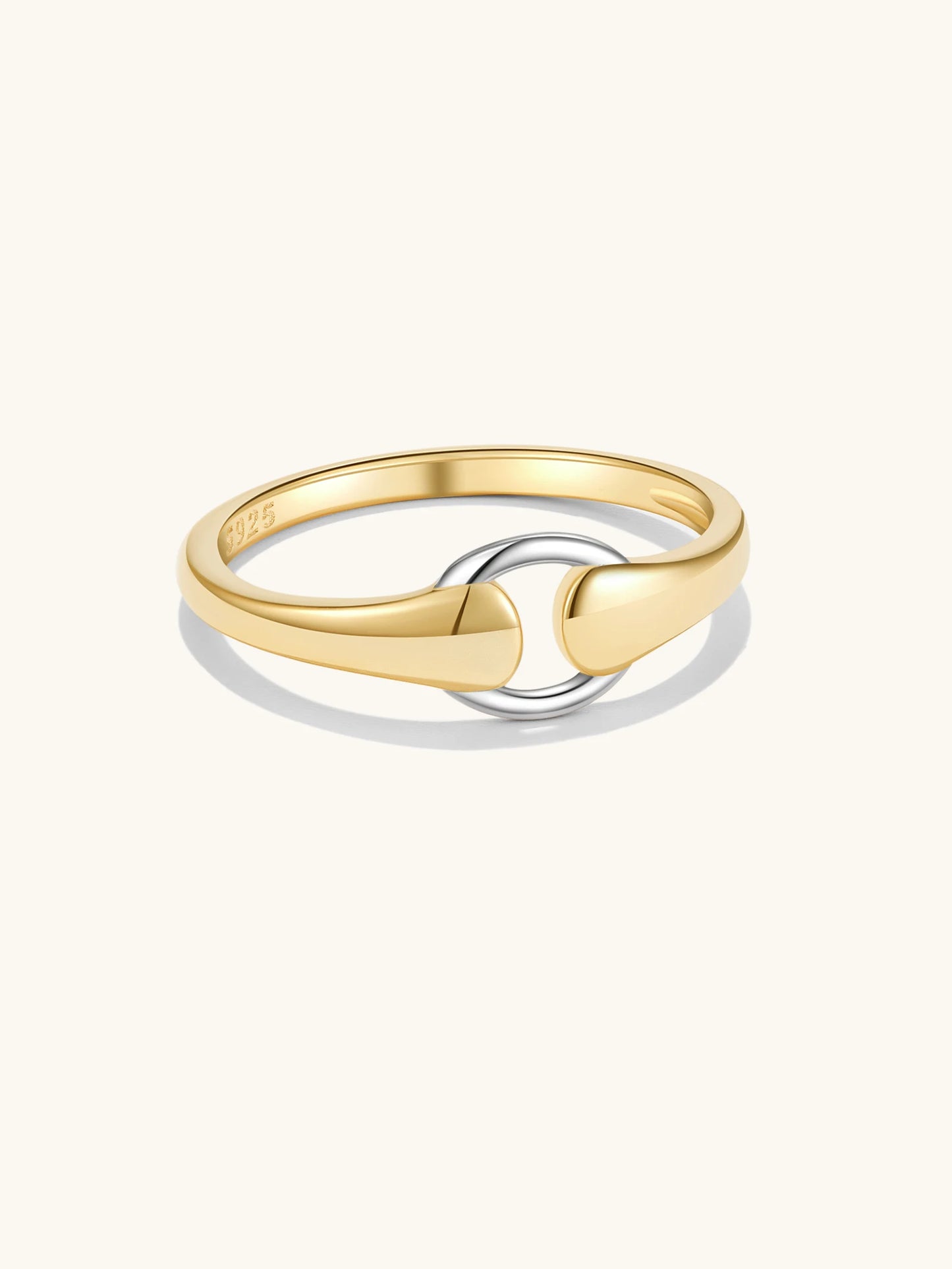 Golden Orbit Ring