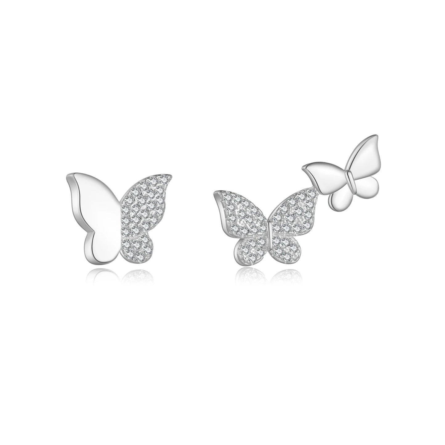 Golden Butterfly Studs