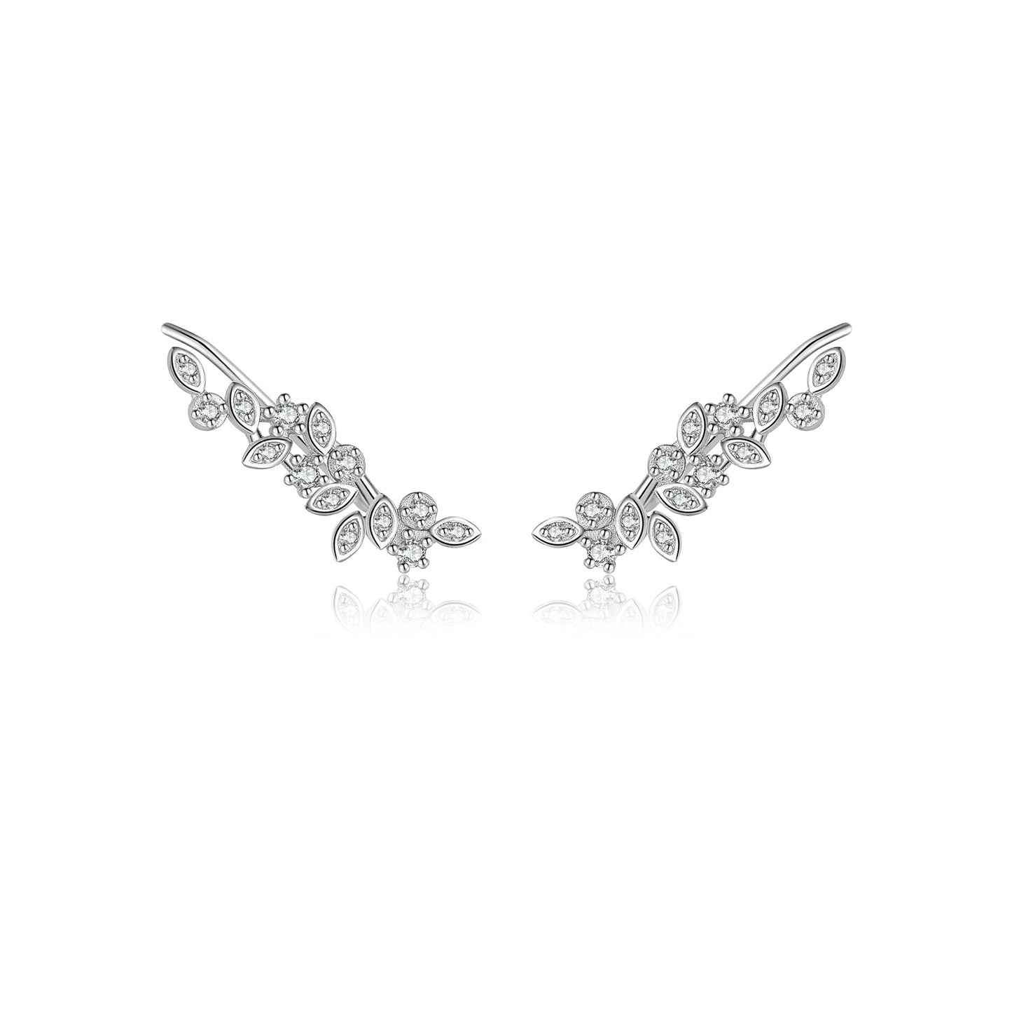 Celestial Leaf Climber Earrings