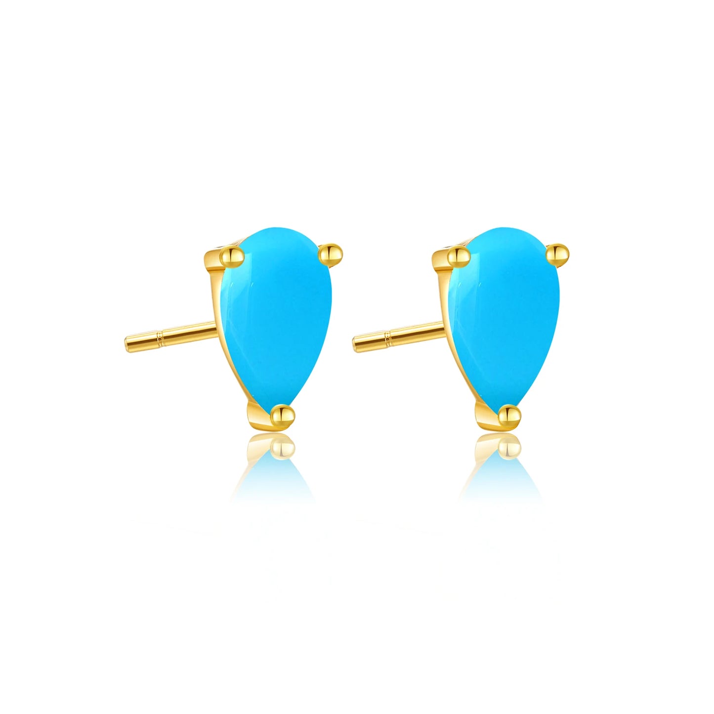 The Gem Oval Glow Stud Earrings