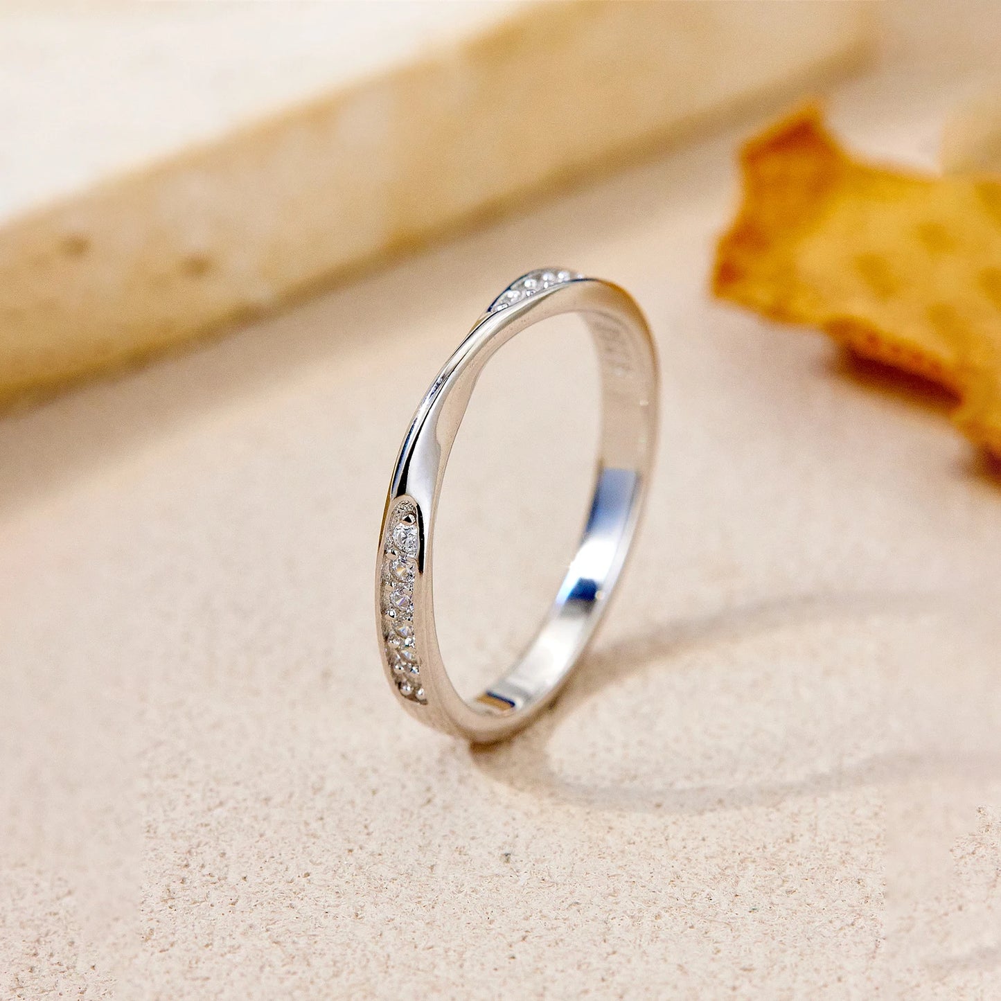 Golden Twist Ring