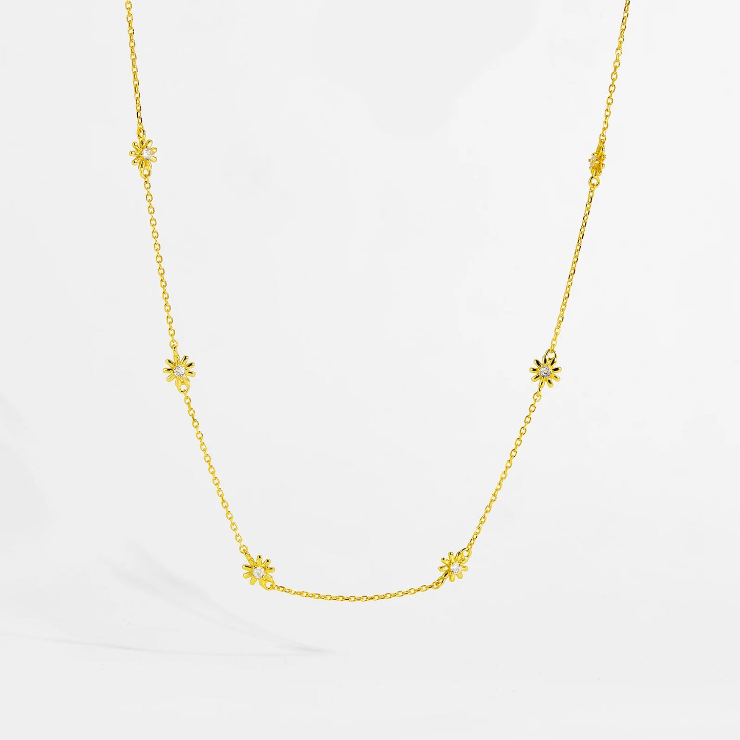 Blossom Charm CZ Choker