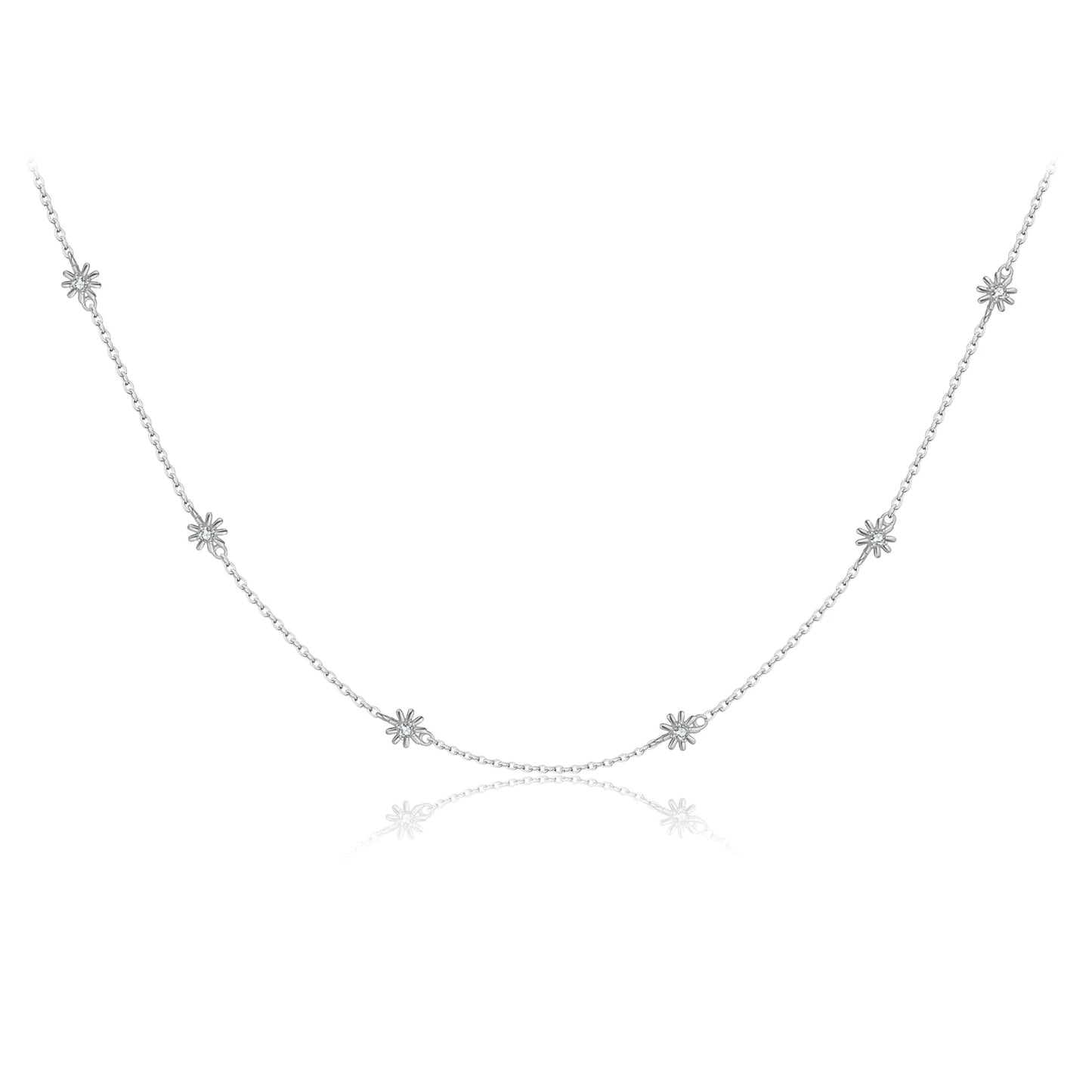 Blossom Charm CZ Choker