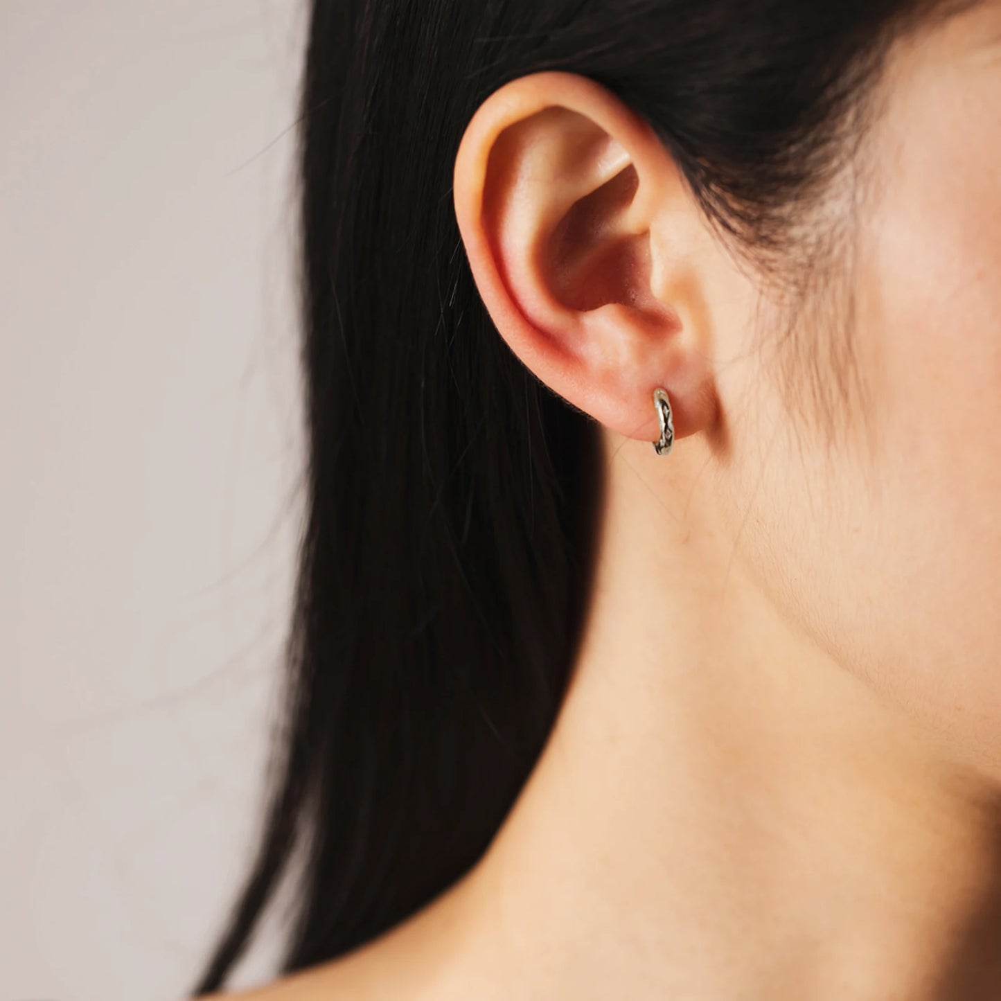 Stellar Gold Star Huggie Hoops