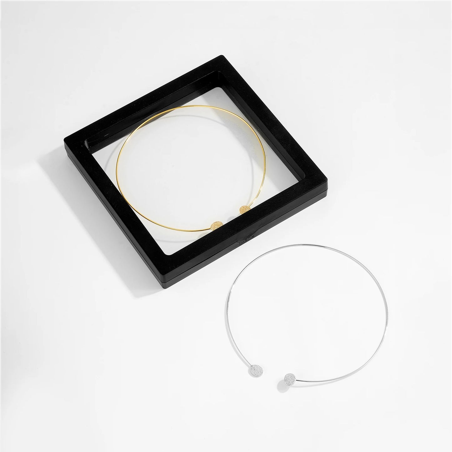 Gilded Edge Collar Necklace