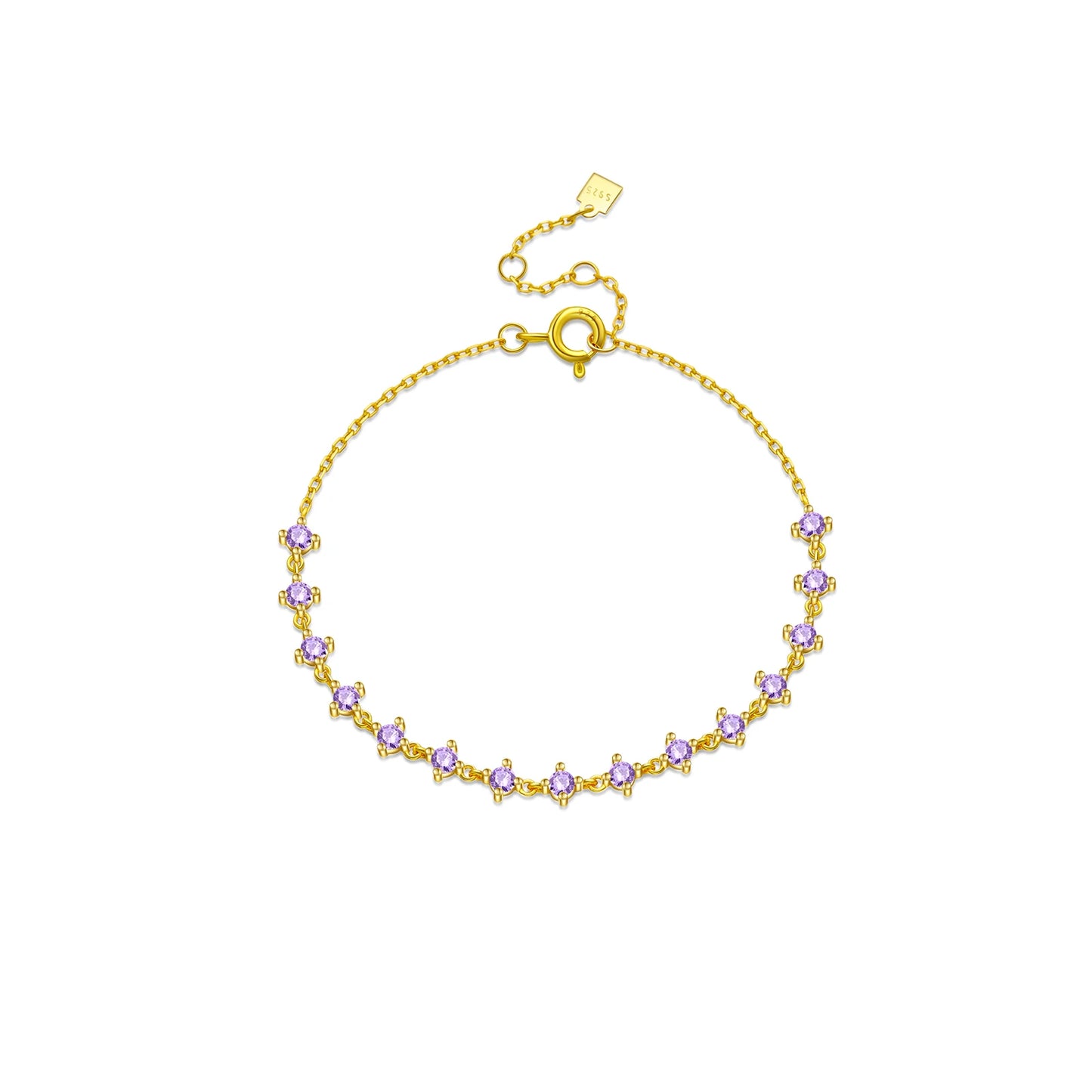 Amethyst Glow Bracelet
