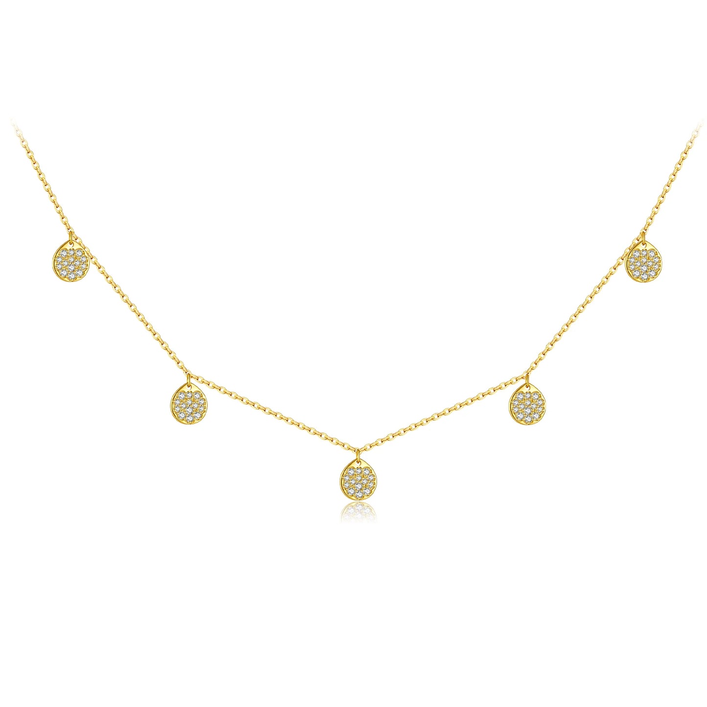 Radiant Oval Pendant Necklace