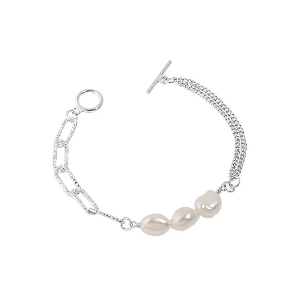 Celestial Pearl Charm Bracelet