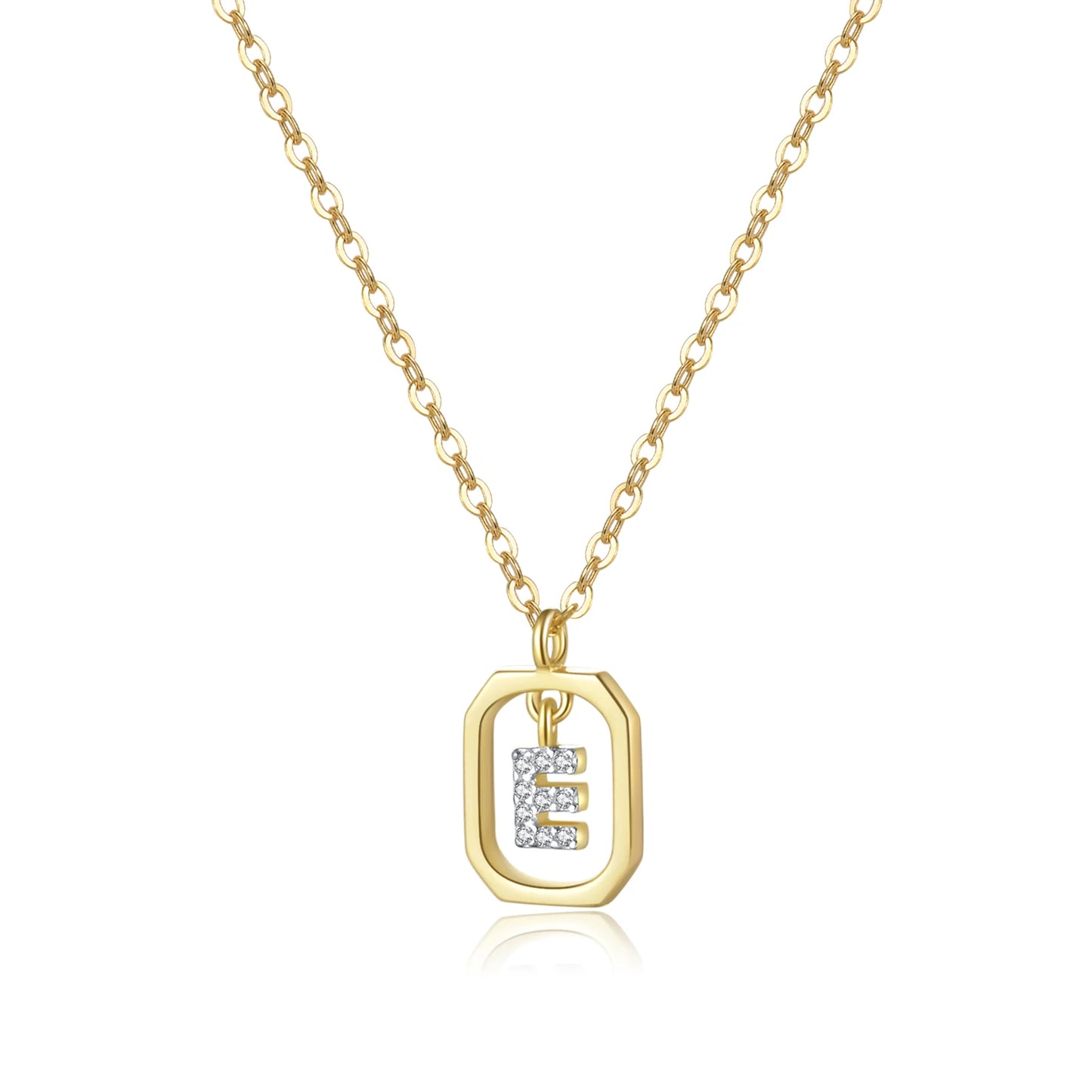 Golden Initial Grace Necklace