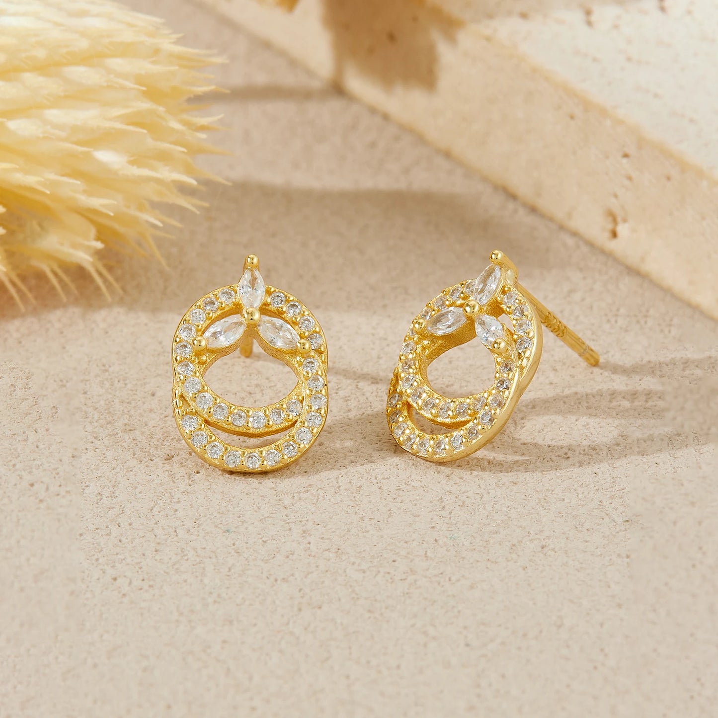 Radiant Layered Hoop Earrings