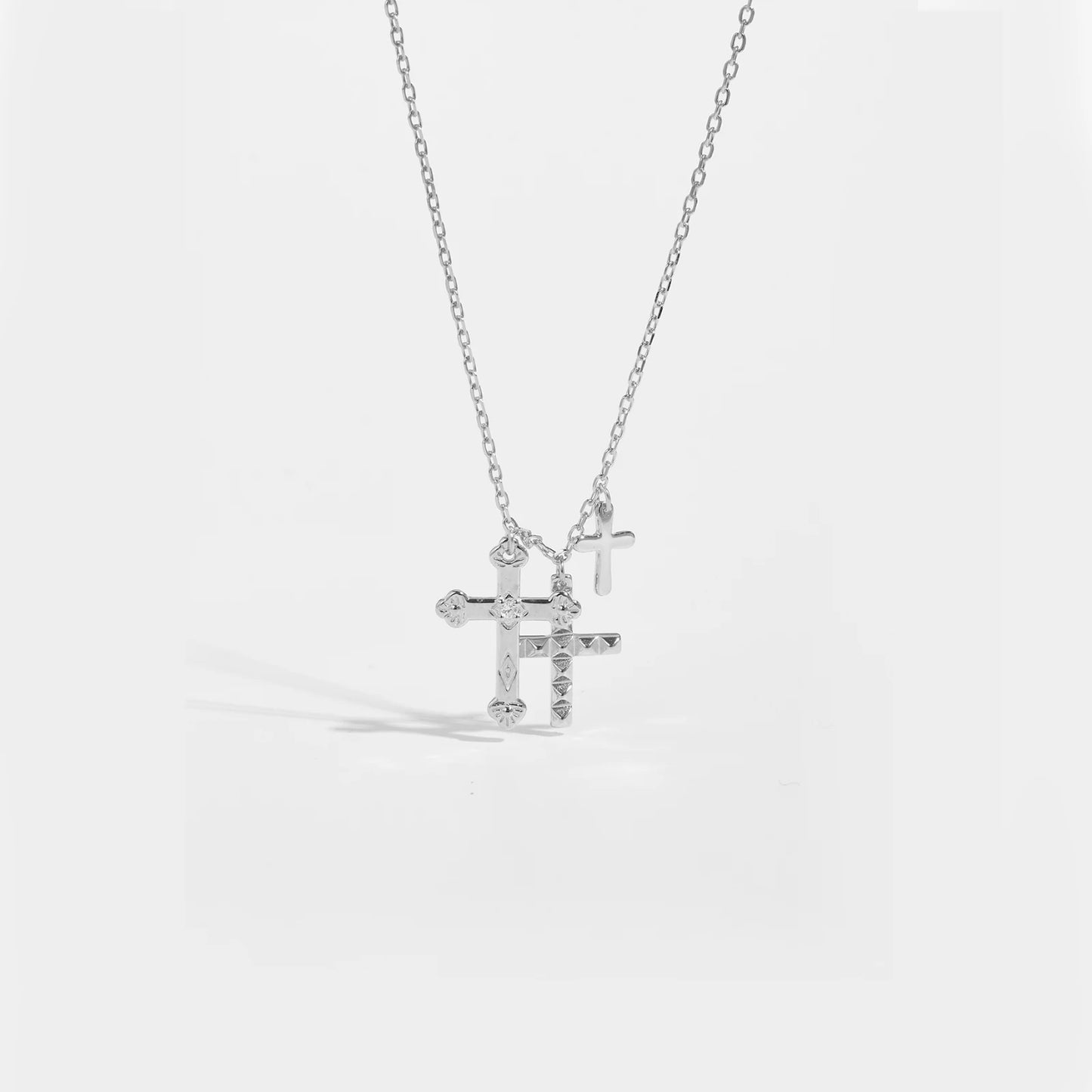 Trinity Cross Necklace