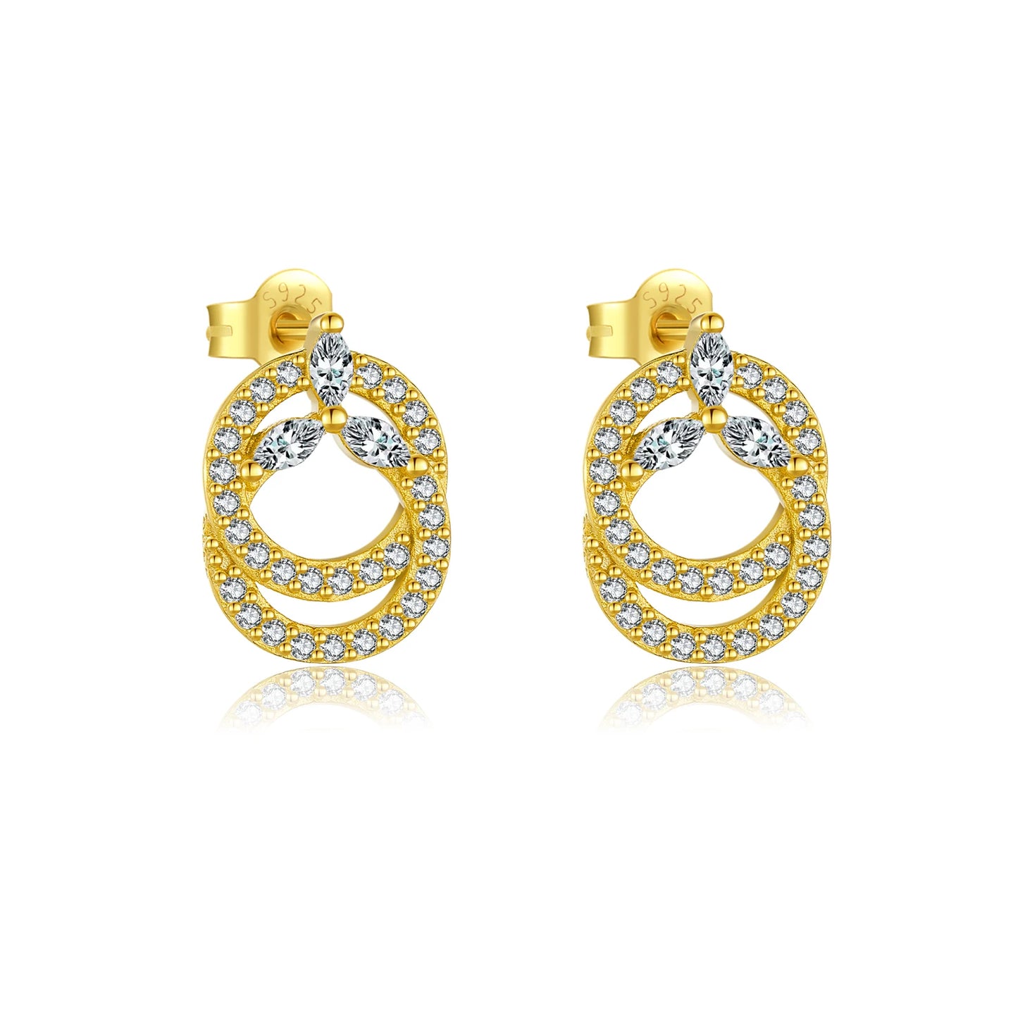 Radiant Layered Hoop Earrings