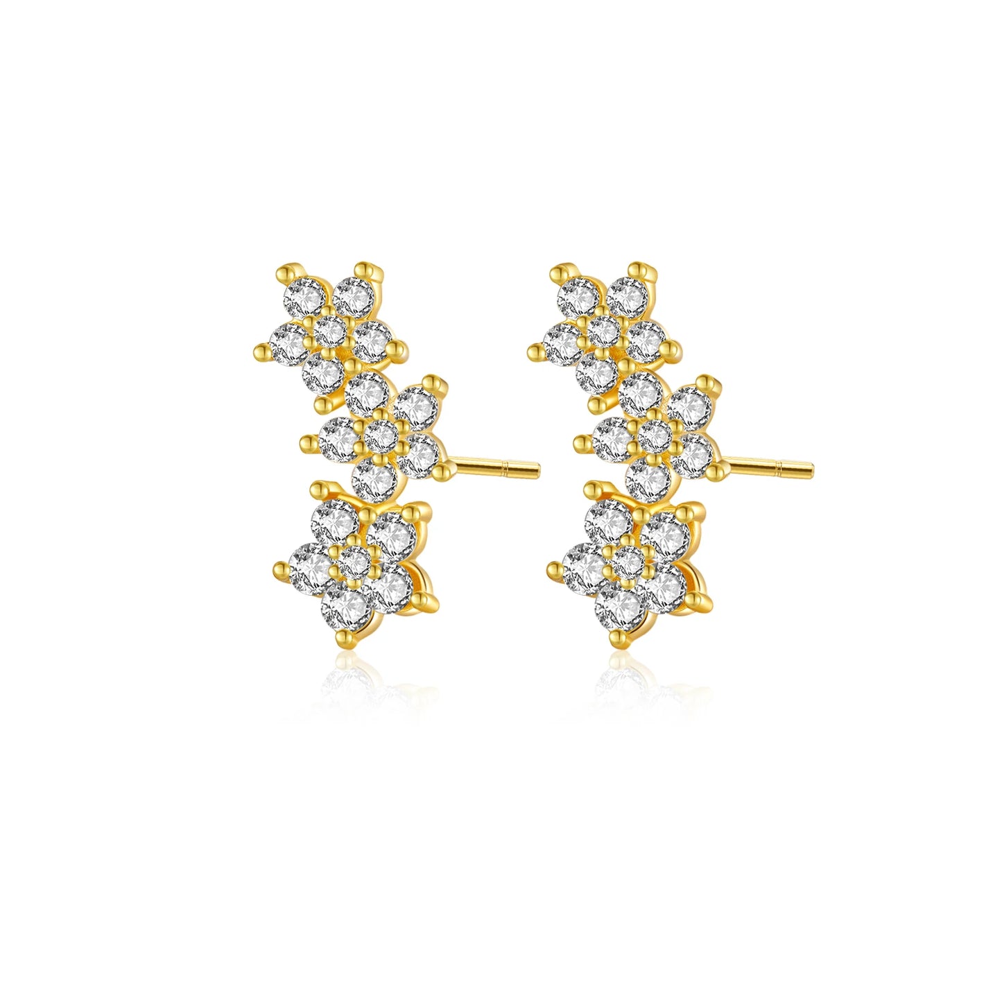 Trinity Bloom Earrings