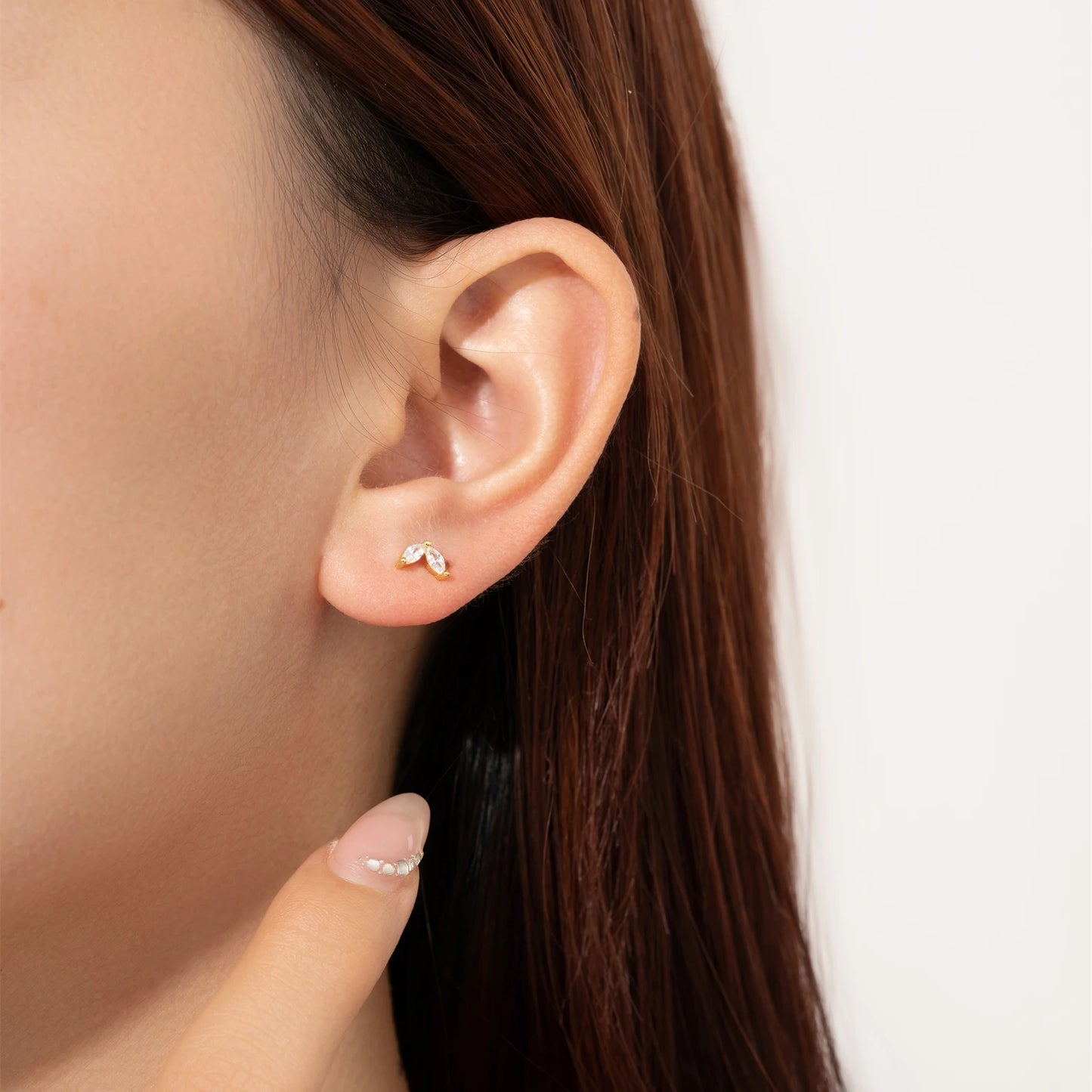 Aurora Oval Studs