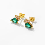 925 Sterling Silver Zircon Stud Earring Luxury Fine Crystal Earrings 2024 Anniversary Wedding Party Jewelry Solvana