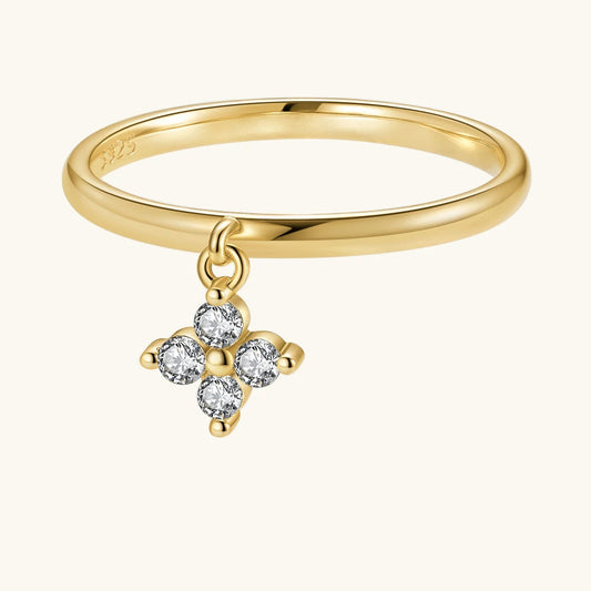 Lucky Charm Four-Leaf Ring