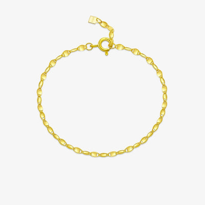 925 Sterling Silver Gold Locker Chain Bracelet Women Luxury Women Wedding Jewelry Rock Punk Fashion Fine Jewels Solvana