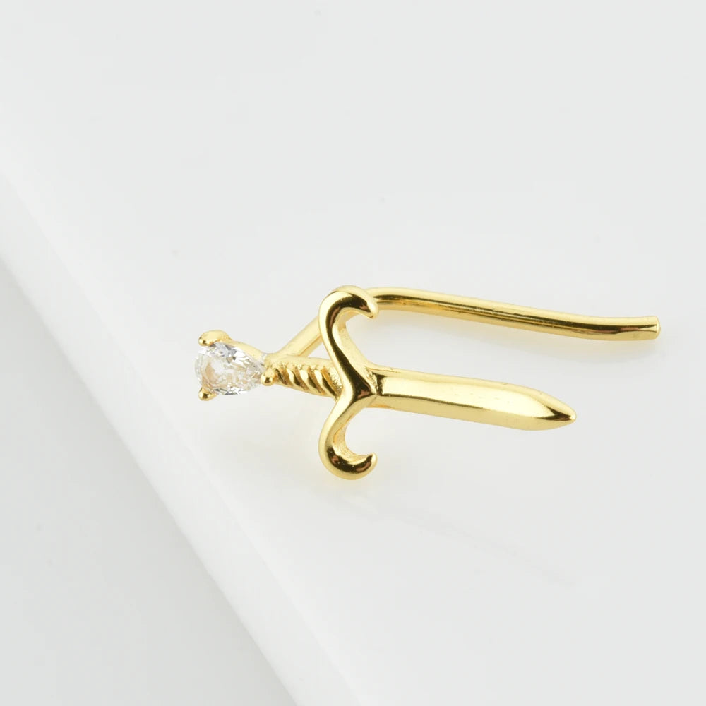 Gold Crush Love Climber Earrings