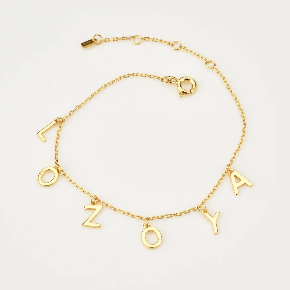 Signature Letter Bracelet