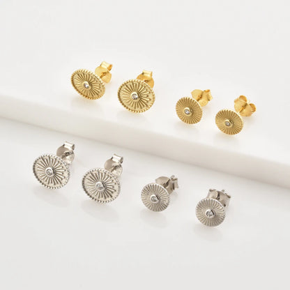 The Sunlit Gaze Stud Earrings