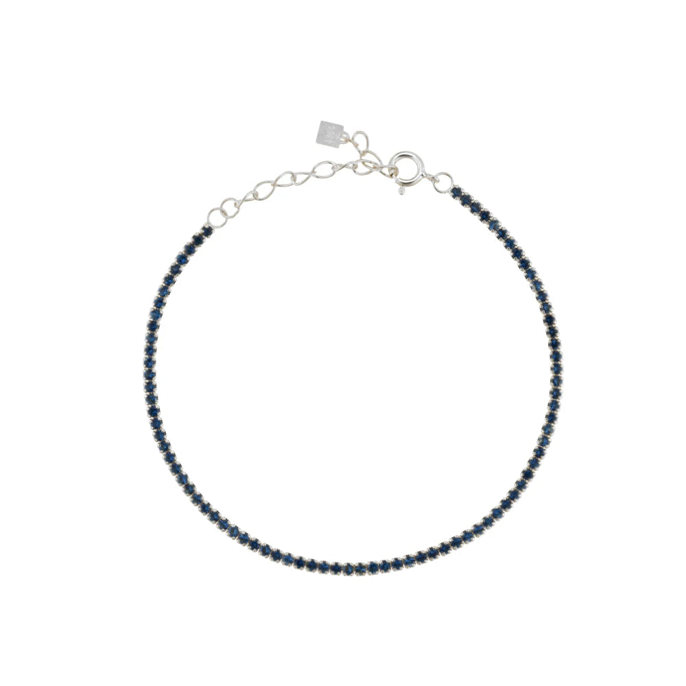 Lustre Edge Tennis Necklace