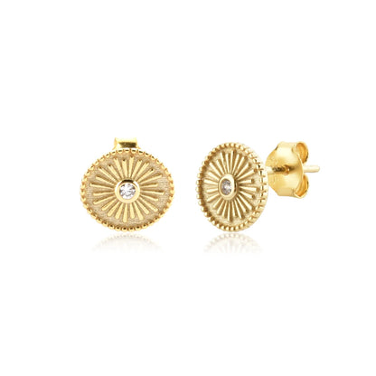The Sunlit Gaze Stud Earrings