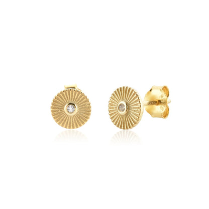 The Sunlit Gaze Stud Earrings