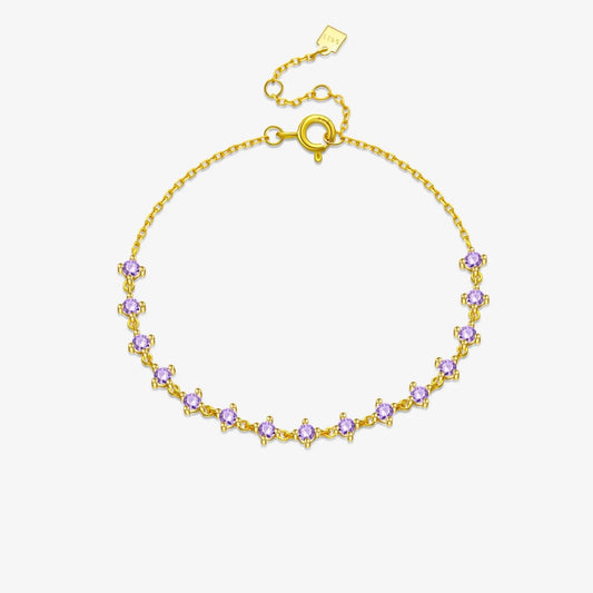Amethyst Glow Bracelet