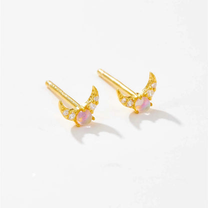 Lunar Glow Stud Earrings