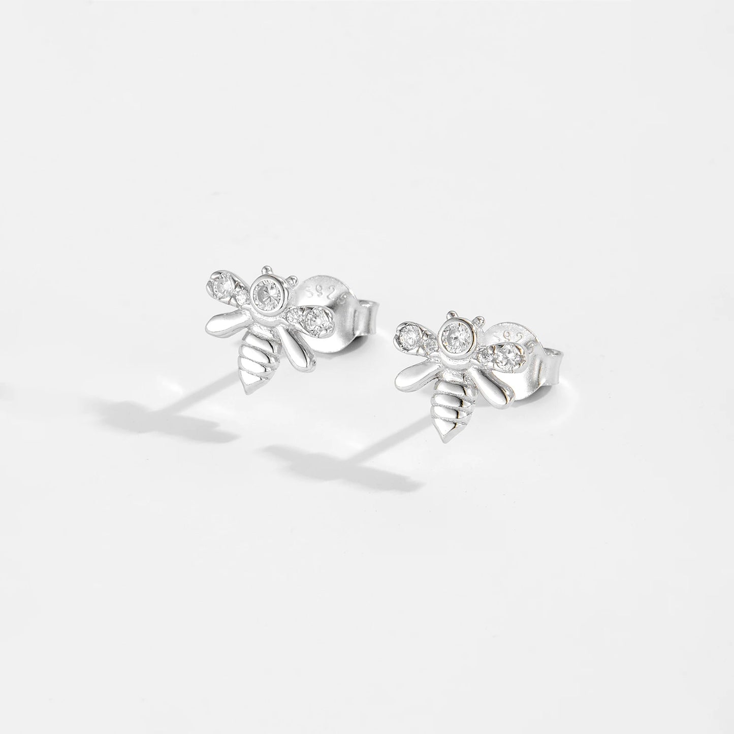 Golden Hive Stud Earrings