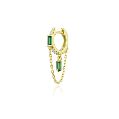 The Golden Drop Stud Earrings