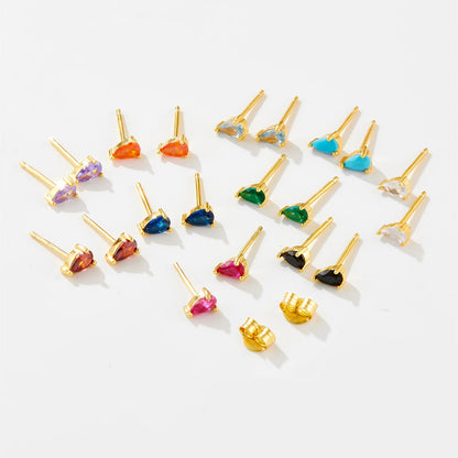 The Gem Oval Glow Stud Earrings