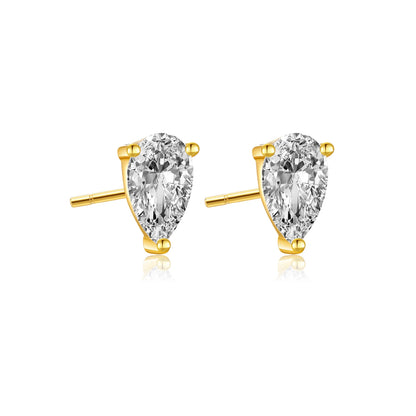 The Gem Oval Glow Stud Earrings