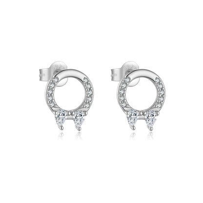 Golden Teardrop Spark Earrings