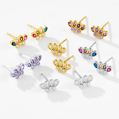 Amethyst Glow Studs