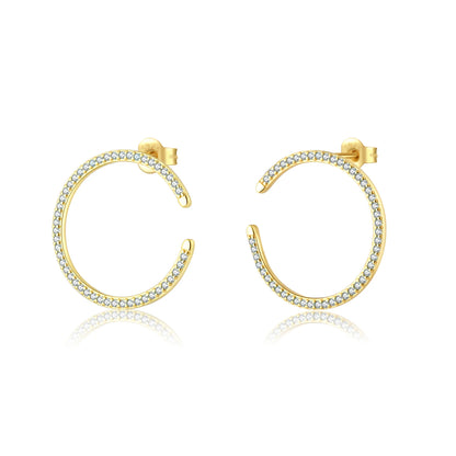 Luminous Circle Studs