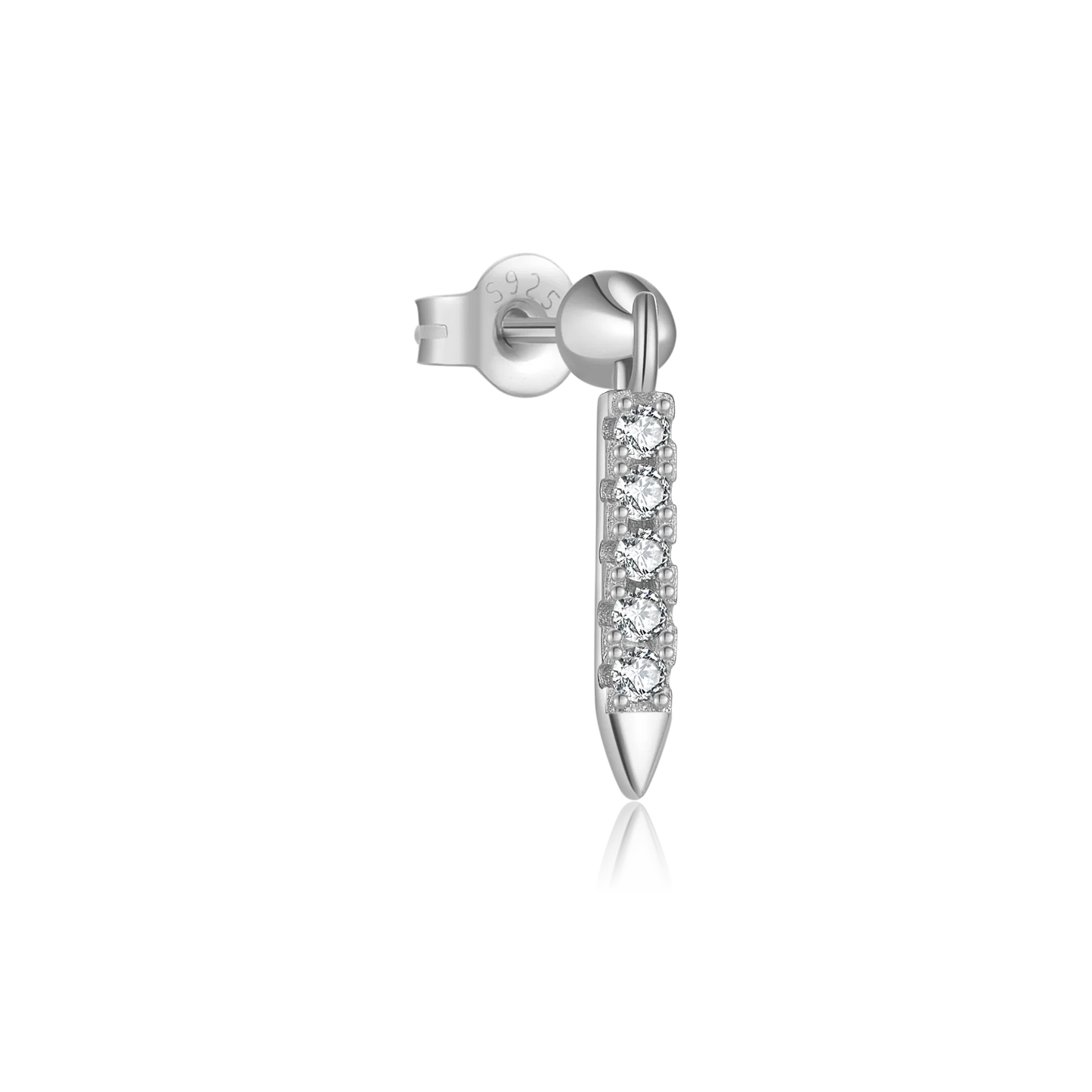 The Golden Drop Stud Earrings