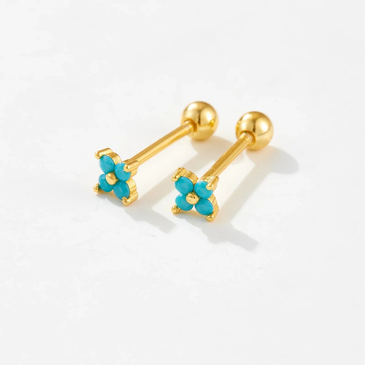 Rainbow Charm Studs