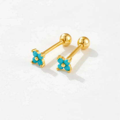 Rainbow Charm Studs