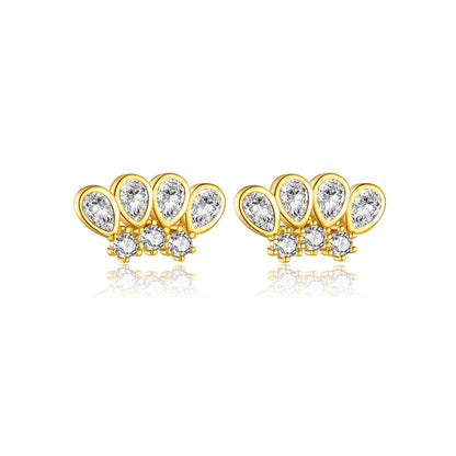 Amethyst Glow Studs