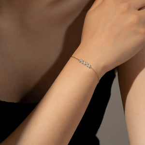 925 Sterling Silver Zircon CZ Letter MAMA Chain Bracelet Women 2024 Fashion Luxury Fine Party Birthday Gift Jewelry Solvana