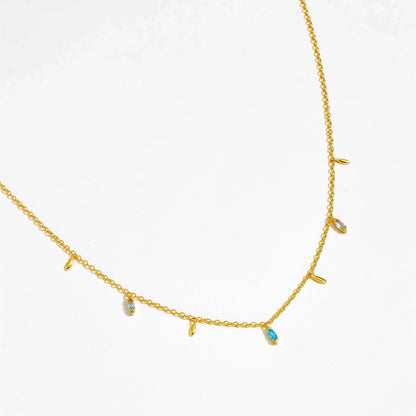 Azure Charm Choker