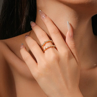Blossom Harmony Ring Set