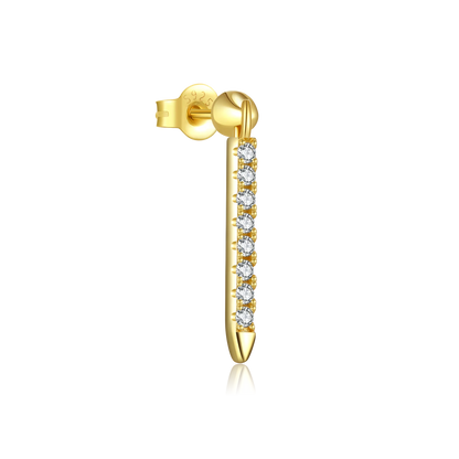 The Golden Drop Stud Earrings