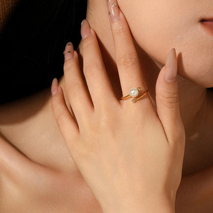 Pearla Open Ring